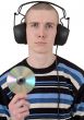 Man in ear-phones