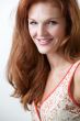 Pretty red hair woman