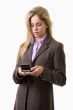 Woman texting