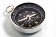compass on a white background