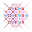 Abstract heart background