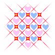 Abstract heart background