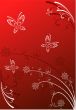 red Floral background