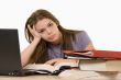 Frustrated college student