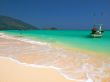 Boat on a tropical beach