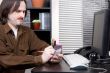 man in office