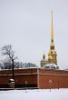 Peter and Paul Fortress in the winter