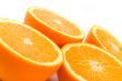 fresh oranges halves