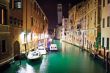 Venetian canal at night