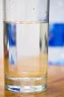 Glass of transparent water