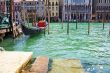 Venetian gondola on Grand Canal