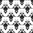floarl black wall