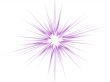 Violet star on a white background.