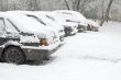 car in snowfall