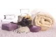 lavender bath items. aromatherapy