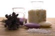 lavender bath items. aromatherapy
