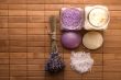 lavender bath items. aromatherapy