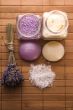 lavender bath items. aromatherapy