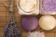 lavender bath items. aromatherapy