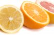  lemon, orange and grapefruit