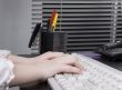 small hands on pc keyboard