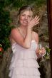 Teary eyed bridesmaid