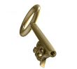 key in gold with SEX text 3d made