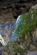 Narrow  Liechtenstein canyon in Alps