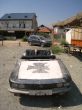 Old car at beach tavern