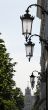 Old-fashioned street lanterns in Kiev
