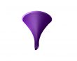 purple Funnel in plastic - 3d made