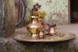 The bronze flower vases and bowls like a gift