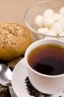 tea, mozzarella and bread