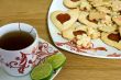 Cup of tea with cookies