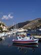 Boats in harbour of island Symi