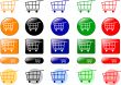 set of shopping cart icons