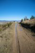 mud path with track