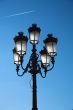 black street lamppost