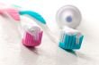 toothpaste and toothbrushes