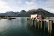 Mountains and Pier