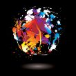 paint splat circle