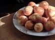 Pasch-eggs on the plate