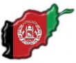afghanistan button flag map shape