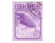 Old postage stamp from Cuba with Manatus