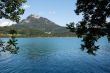 Alpine lake and mountains