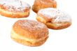 Four Sugar topped Paczki