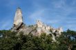 Ruins of medieval Durnstein castle in Austria