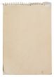 Note pad with spiral binding
