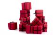 red gift boxes