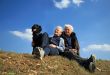 Couple with dog